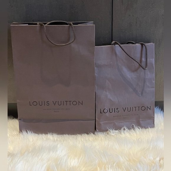 Set of 2 Louis vuitton shopping bags Authentic - Picture 8 of 9